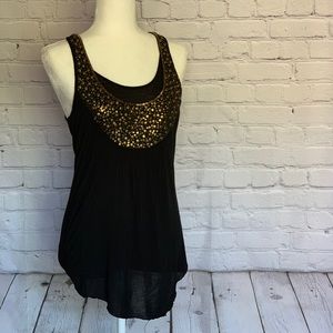 Kensie Embellished Racerback Tank Top